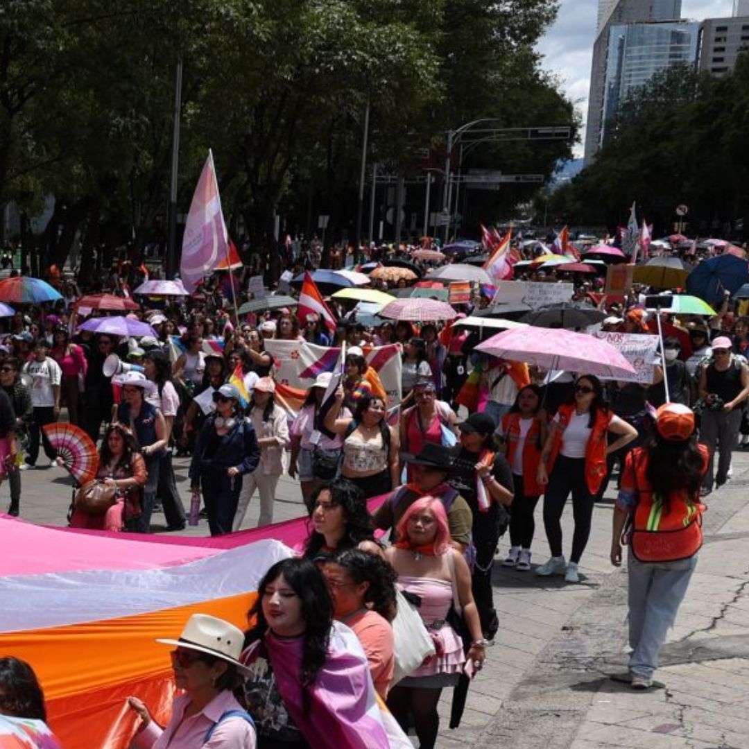 Marcha en la Ciudad de México.